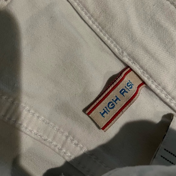 Sneak Peek shorts high rise white cutoff fringe size small - Picture 9 of 11